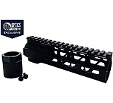 Image of OpticsPlanet Exclusive Moriarti AR-15 7in M-LOK Diamond Cut Slim Profile Free Float Handguard