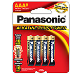 Panasonic Aklaline Size AAA Plus Power Batteries - Pack
