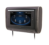 Image of Power Acoustik 7- inch LCD Universal Headrest Monitor with DVD, IR &amp; FM Transmitters &amp; 3 Interchangeable Skins