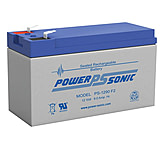 Power Sonic PS1290F2 12 Volt 9Ah Rechargeable Sla Battery, Blue/Gray, PS-1290