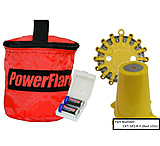 Image of Powerflare 1-Position Cone Adapter Kit with 1-Pack Soft Pack of Magnetic PowerFlare Lights