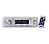 Image of Pyle Marine Radio Pyle AM/FM w/ Remote, Cardreader, USB Port