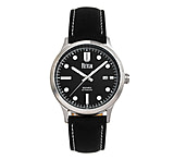 Image of Reign Henry Automatic Canvas-Overlaid Leather-Band Watch w/Date