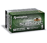 Remington Subsonic .22 Long Rifle 40 Grain Copper Plated Hollow Point Brass Cased Rimfire Ammunition