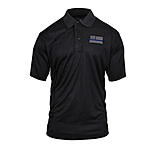 Image of Rothco Thin Blue Line Moisture Wicking Polo