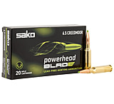 Image of Sako PowerHead Blade 6.5 Creedmoor 120 Grain Tipped Expanding Copper Centerfire Rifle Ammunition
