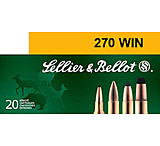 Image of Sellier &amp; Bellot 270 Winchester 100 Grain Soft Point Rifle Ammunition