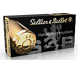 Image of Sellier &amp; Bellot 357 SIG Sauer 124 Grain Jacketed Hollow Point Brass Cased Pistol Ammunition