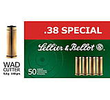 Image of Sellier &amp; Bellot 38 Special 148 Grain Wadcutter Brass Cased Pistol Ammunition
