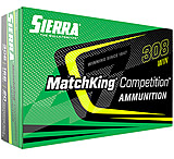 Sierra MatchKing .308 Winchester 168 Grain Hollow Point Boat Tail Brass Cased Centerfire Rifle Ammo, 20 Rounds, A2200-01
