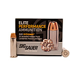 Image of SIG SAUER V-Crown Ammo .38 Special +P 125 grain Jacketed Hollow Point Brass Cased Centerfire Pistol Ammunition