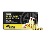 SIG SAUER Elite Performance .40 S&amp;W 180 grain Full Metal Jacket Brass Cased Centerfire Pistol Ammunition