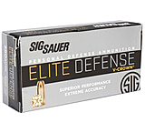 Image of SIG SAUER V-Crown .380 ACP 90 Grain Jacketed Hollow Point Brass Cased Centerfire Pistol Ammunition
