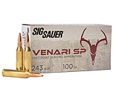 Image of SIG SAUER Venari .243 Winchester 100 Grain Soft Point Brass Cased Rifle Ammunition
