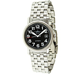 Image of Skytimer 50768 Automatic Pilot Mens Watch - Black Dial, Silver Case and Bracelet