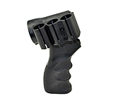 Sniper AR-15 Style Stock Adapter w/ Pistol Grip Integrated 3 Shotgun Ammo Holder, Black, For Remington 870 GP21