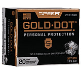 Image of Speer Gold Dot .357 SIG 125 Grain Gold Dot Hollow Point Centerfire Pistol Ammunition