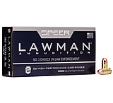 Image of Speer Lawman Handgun Training .380 ACP 95 Grain Total Metal Jacket Centerfire Pistol Ammunition