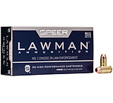 Speer Lawman Handgun Training .40 S&amp;W 165 Grain Total Metal Jacket Centerfire Pistol Ammo, 50 Rounds, 53955