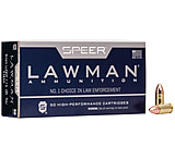 Image of Speer Lawman Handgun Training 9 mm Luger 115 Grain Total Metal Jacket Centerfire Pistol Ammunition