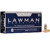 Image of Speer Lawman Handgun Training 9 mm Luger 124 Grain Total Metal Jacket Centerfire Pistol Ammunition
