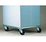 Image of Tegrant ThermoSafe Brands 376 Aluminum Dolly With 10.2 Cm (4&quot;) Casters for Thermosafe Dry Ice Storage Chest