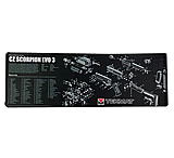 Image of TekMat TEKR36CZSCORPION CZ Scorpion EVO 3 Cleaning Mat Black/Gray Thermoplastic