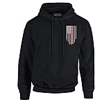 Image of Thin Blue Line Hoodie - Honor/respect Thin Red Line American Flag