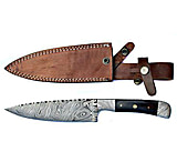 Image of Titan Damascus Steel Kitchen Knife, 12in