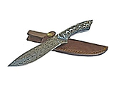 Image of Titan International Knives Damascus Custom Handmade Steel Arylic Grip Fixed Blade Knife