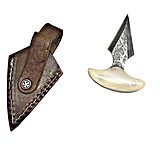 Image of Titan International Knives Damascus EDC Blade / Push Dagger / Rain Drop Damascus / A Perfect Carry Size