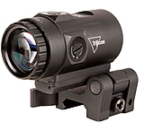 Trijicon MRO HD 3X Red Dot Sight Magnifiers w/Adjustable Height Quick Release, Flip to Side Mount, Black, 2600001