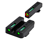 TruGlo Brite-Site TFX Pro Sight Set For Glock 17/17L/19/22/23/24/26/27/33/34/35/38/39, Green Rear, Green With Orange Focus Lock Front Sight, TG-TG13GL1PC