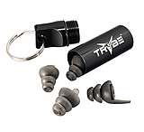 TRYBE Tactical Reusable Multi-Purpose Ear Plugs, 33dB, Universal Fit, TRT-EP-SMK