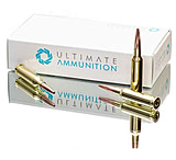 ULTIMATE AMMUNITION Blue Line 6.5 Creedmoor 122 Grain Controlled Chaos Brass Pistol Ammo, 20 Rounds, 4191