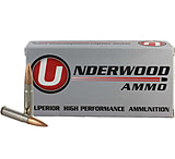 Underwood Ammo .300 AAC Blackout 220 Grain Hollowpoint Boat Tail Match Nickel Plated Brass Cased Rifle Ammo, 20 Rounds, 419
