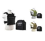 Image of Vism Fast Plate Carrier w/2 10x12in Level IIIA Shooters Cut Soft Ballistic Panels