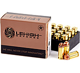 Image of Lehigh Defense Xtreme Defense .40 S&amp;W 115 Grain Fluid Transfer Monolithic Brass Cased Centerfire Pistol Ammunition