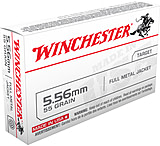 Image of Winchester USA 5.56x45mm NATO 55 grain Ball (M193) Full Metal Jacket Brass Centerfire Rifle Ammunition