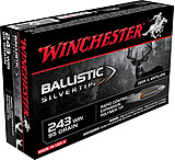 Image of Winchester BALLISTIC SILVERTIP .243 Winchester 95 grain Rapid Expansion Polymer Tip Brass Cased Centerfire Rifle Ammunition