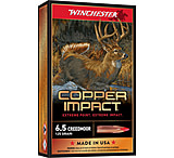 Winchester Copper Impact 6.5 Creedmoor 125 grain Copper Extreme Point Centerfire Rifle Ammunition, 20 Rounds, X65CLF