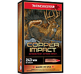 Image of Winchester Deer Season XP Copper Impact .243 Winchester 85 Grain Copper Extreme Point Centerfire Rifle Ammunition