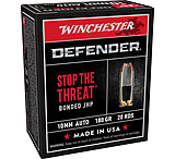 Image of Winchester DEFENDER 10mm Auto 180 grain Bonded Jacketed Hollow Point Centerfire Pistol Ammunition