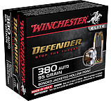 Image of Winchester DEFENDER HANDGUN .380 ACP 95 grain Bonded Jacketed Hollow Point Centerfire Pistol Ammunition