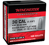 Image of Winchester Rifle Bullets, 30-30 Win, 150 Grain, Flat Nose Lead