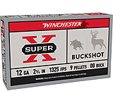 Image of Winchester Super-X 12 Gauge 2.75in 00 Buck Centerfire Shotgun Buckshot Ammunition