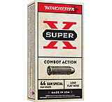 Image of Winchester SUPER -X HANDGUN .45 Colt 250 grain Lead Flat Nose Brass Cased Centerfire Pistol Ammunition
