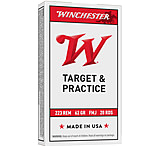 Image of Winchester USA WHITE BOX .223 Remington 62 Grain Full Metal Jacket Brass Rifle Ammunition