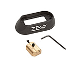 Image of Zev Technologies Speed Feed Light Aluminum Magwell For Gen 4 Small Frame Glocks Black Crinkle Powder Coat 3.5 Ounces MAGWELL4BLKLT