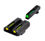 TruGlo Brite-Site Tritium Fiber Optic TFO Handgun Night Sights, Green Front &amp; Rear